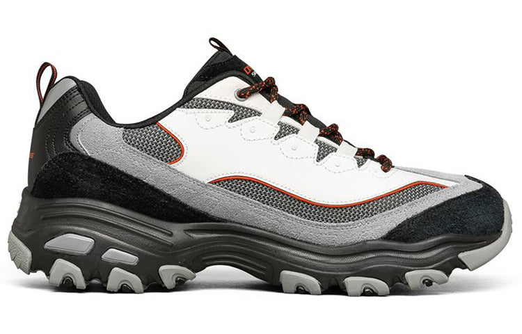 Skechers D Lites 1.0 Low-Top Running Shoes Black/Grey/White 237154-BKMT