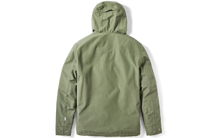 Men's Timberland waterproof Zipper Hooded Jacket Green A29XAA58