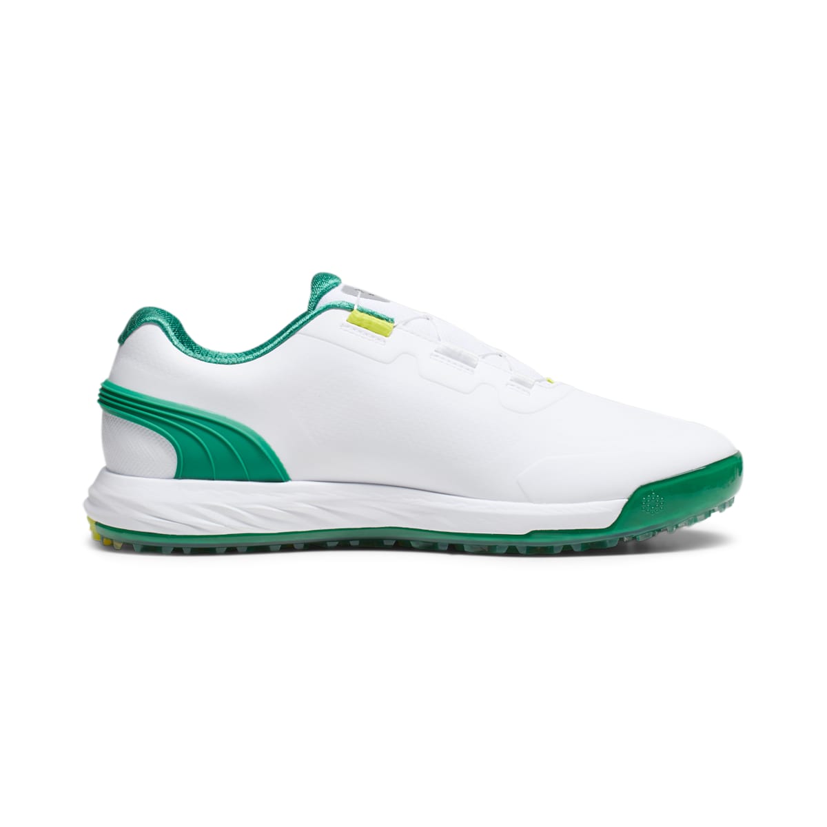 Puma Alphacat Nitro Disc Golf 'Puma White Archive Green Yellow Burst' 378920-01