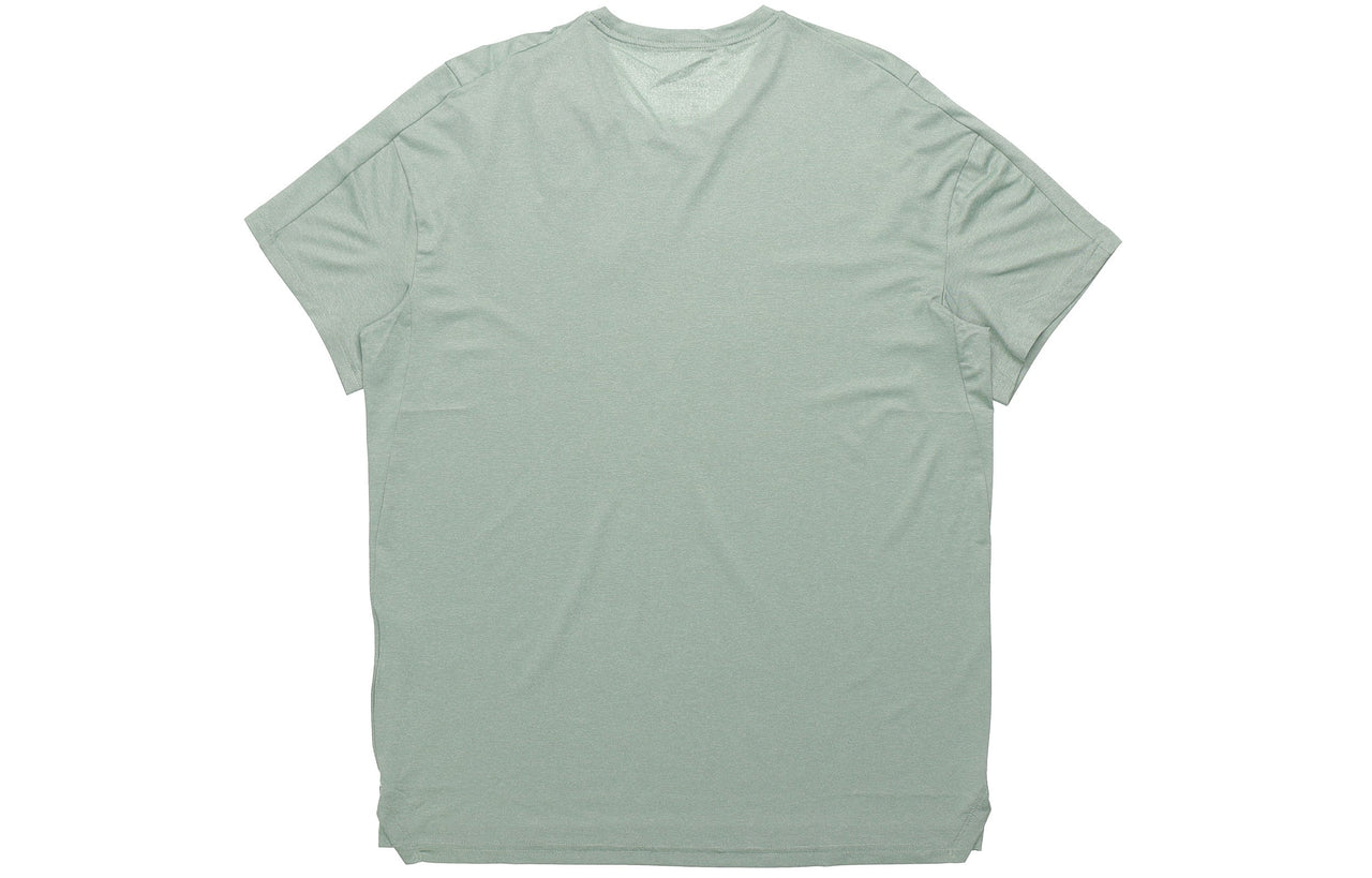 Men's Nike Pro Dri-FIT Casual Sports Quick Dry Round Neck Short Sleeve Grass Green T-Shirt CZ1182-353