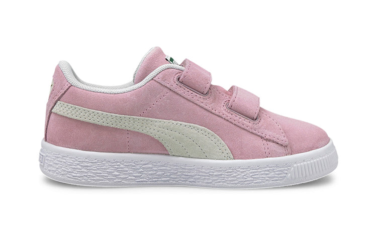 (PS) PUMA Suede Classic Xxi Casual Board Shoes White/Pink 380563-05