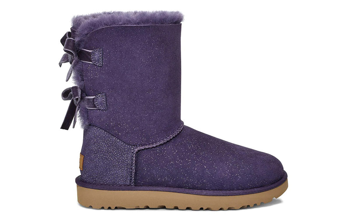 (WMNS) UGG Bailey Bow II Purple Pink Snow Boots 1110415-NSAD