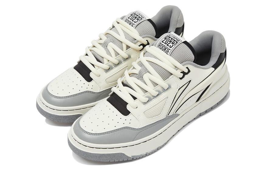 Li-Ning BadFive Rookie 2 Low 'White Black Grey' ABCT011-3