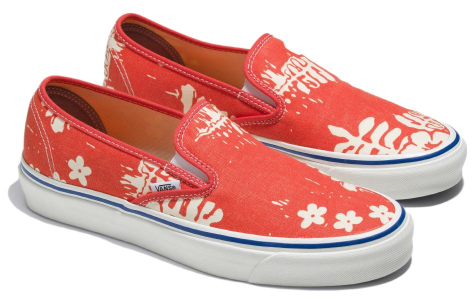 Vans Slip-On 48 Deck DX 'OG Floral Orange' VN0005UPORA1