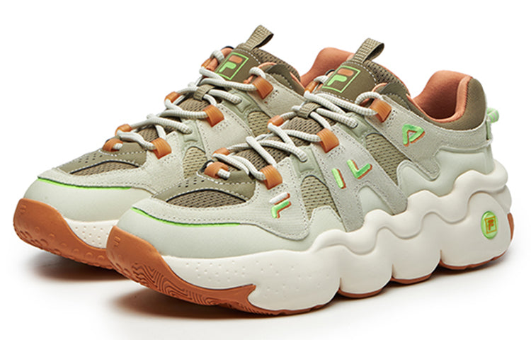 FILA Barricade Low Sneakers 'Green White Orange' F12M211121FCS