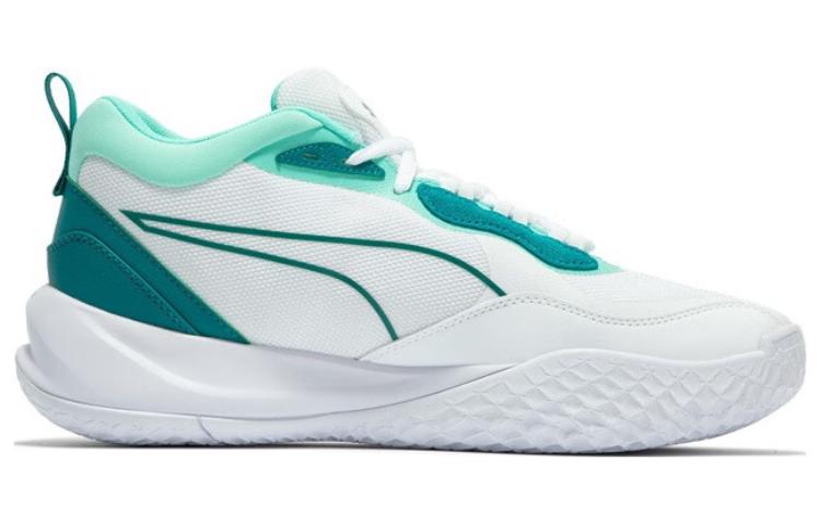 PUMA Playmaker Pro Mid 'White Teal' 377572-15