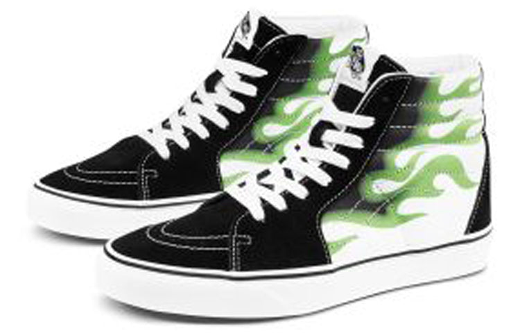 Vans SK8-HI 'Flame Black White' VN0A4U3CXEY