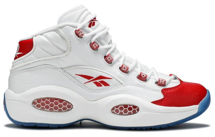 Reebok Question Mid 'White Pearlized Red' 79757