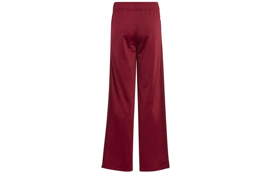 (GS) adidas Collegiate Graphic Pack Wide Leg Track Pants 'Burgundy' IJ0752