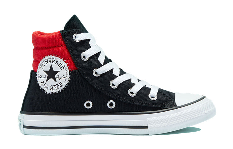 (GS) Converse Chuck Taylor All Star High 'Padded Collar - Black University Red' 670426F
