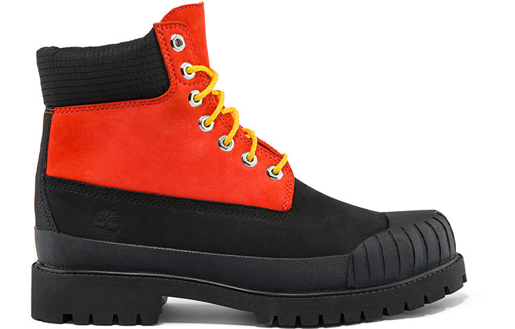 Timberland Premium 6 Inch Waterproof Boot 'Medium Orange Nubuck with Black' A2KECW