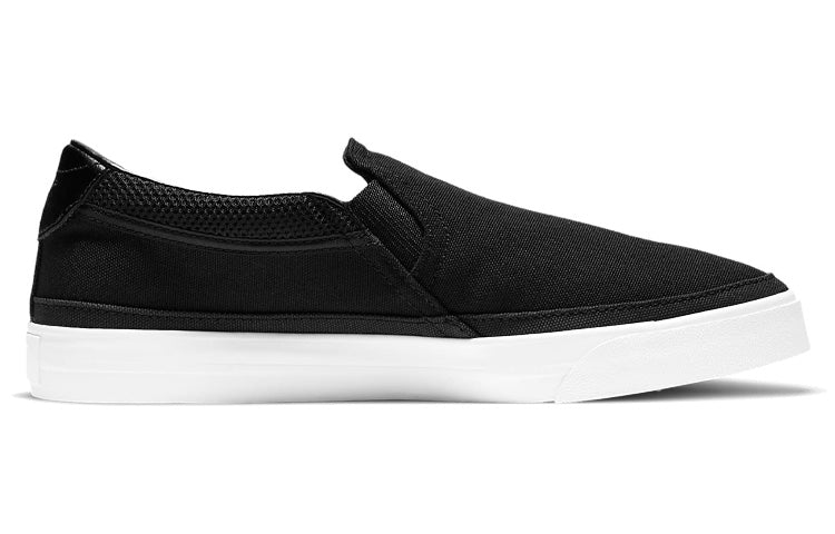 (WMNS) Nike Court Legacy Slip-On 'Black White' CW6540-002