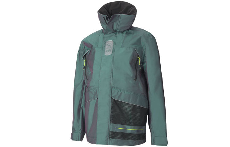PUMA x Helly Hansen Tech Stormcell Jacket 'Green Black' 598277-94