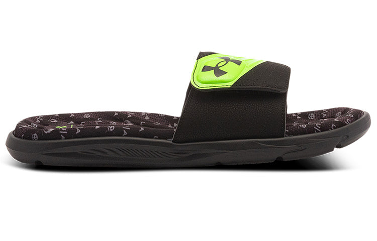 Under Armour Mercenary Xii Slipper Black/Green 3023759-002