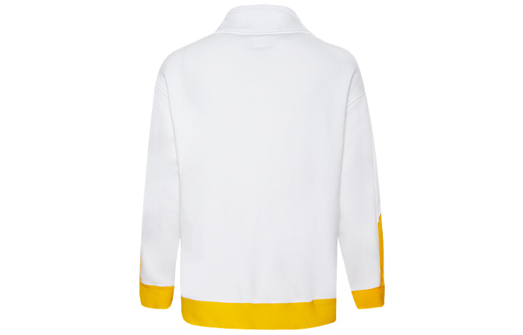 Converse Printed Funnel Neck Sweatshirt 'Yellow' 10019472-A03