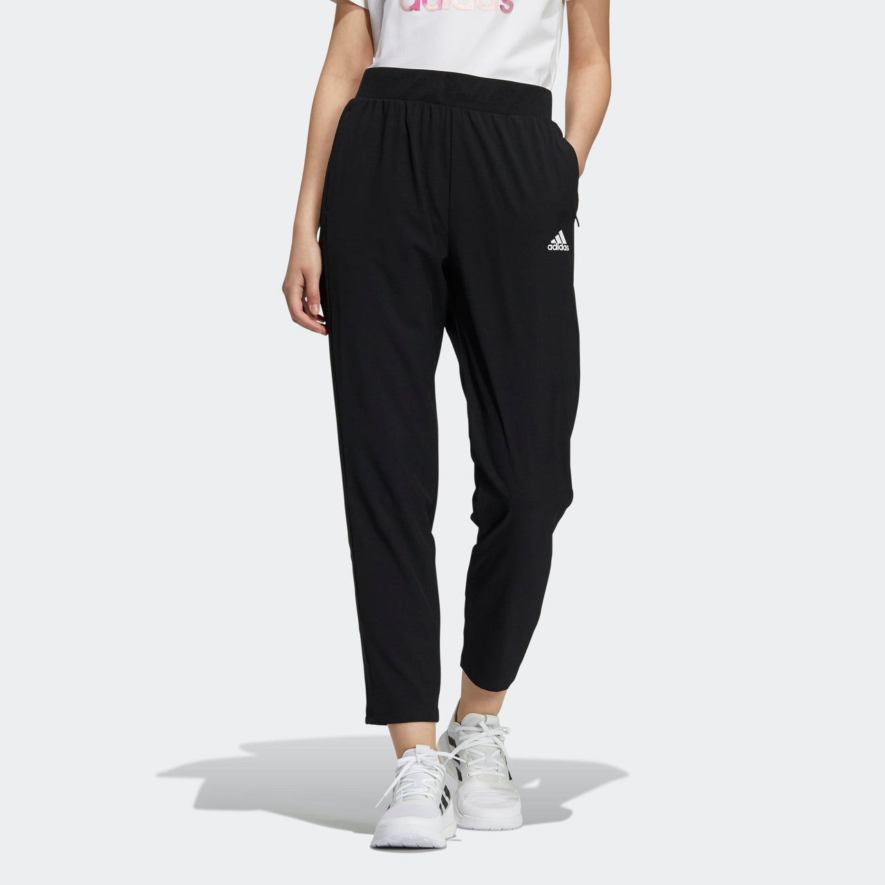 (WMNS) adidas Sportswear Future Icons Light Woven Pants 'Black' H09724