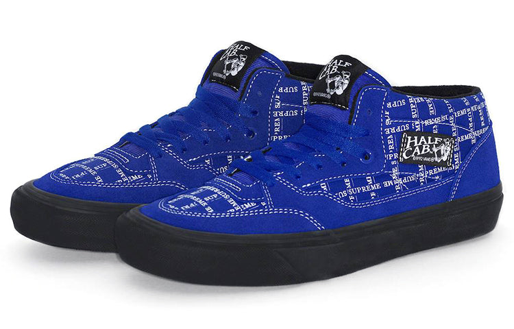 Vans Supreme x Half Cab Pro '92 'Logo Pattern - Royal Blue' VN0A3QPH2YX