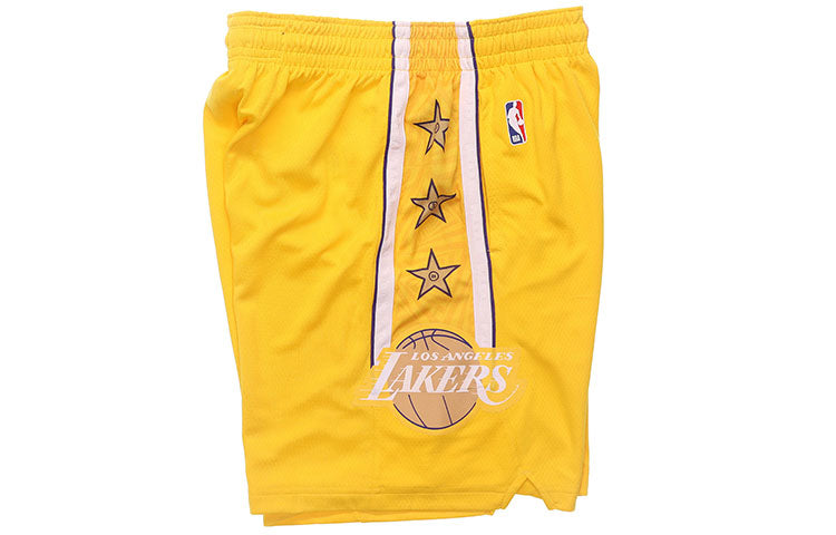Nike NBA SW 19-20 LA Lakers Swingman Shorts Yellow BV5873-728