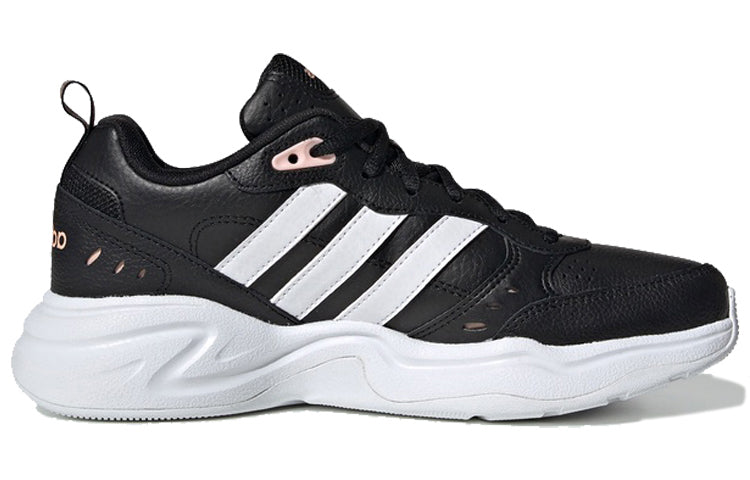 (WMNS) adidas neo Strutter 'Black White Pink' FV0427