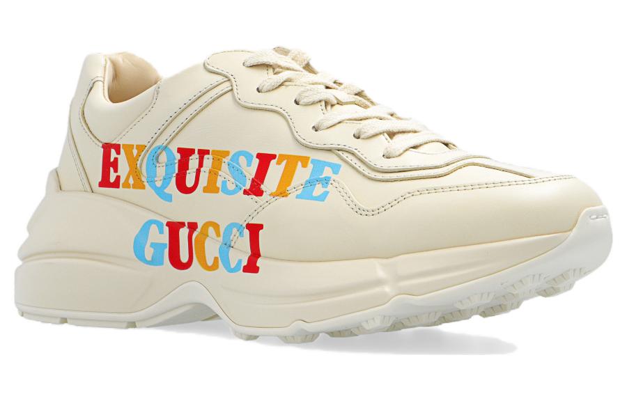 (WMNS) Gucci Rhyton Exquisite Shoes 'Beige' 720954-DRW00-9522