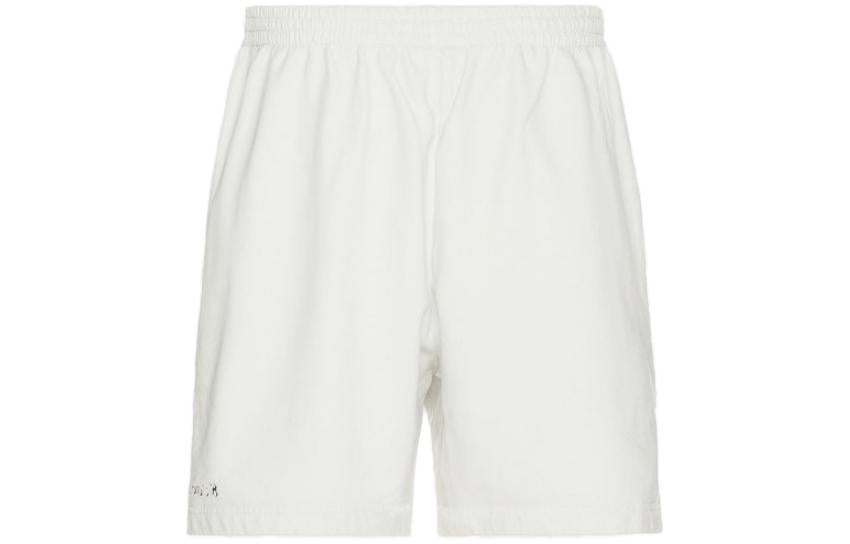 Balenciaga Logo Sweat Shorts 'Dirty White Black' 676137TOVP19081