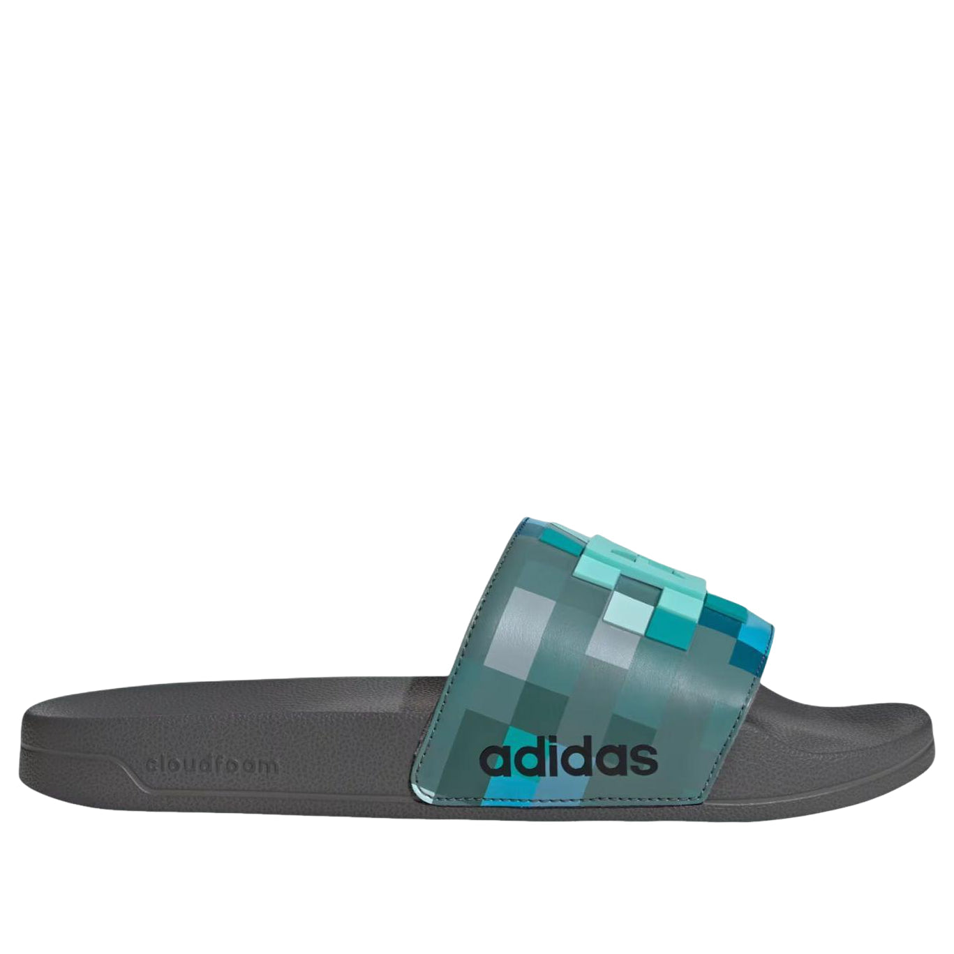 adidas Adilette Slides 'Minecraft - Grey Four' HQ2584