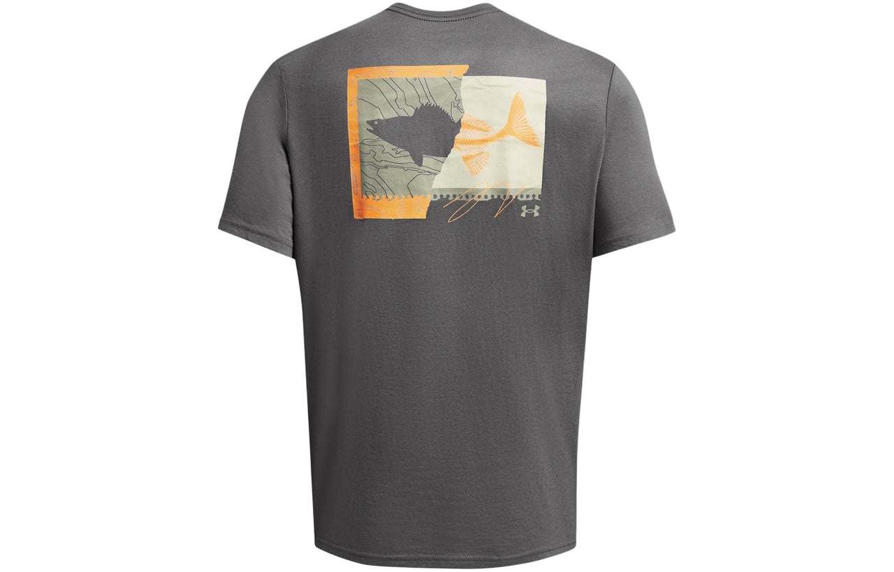 Under Armour Walleye Graphic T-Shirt 'Grey' 1382908-025