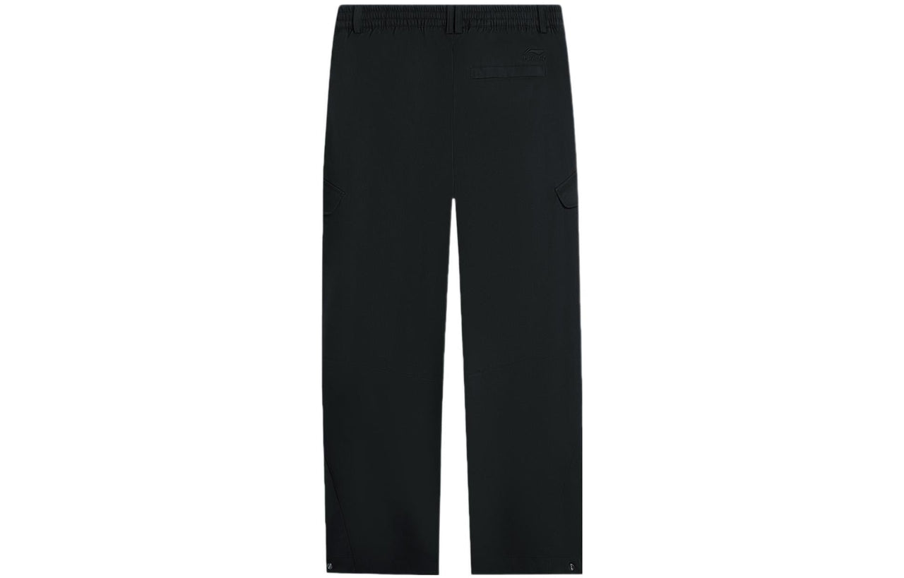 Li-Ning Graphic Cargo Pants 'Black' AKXSB41-1