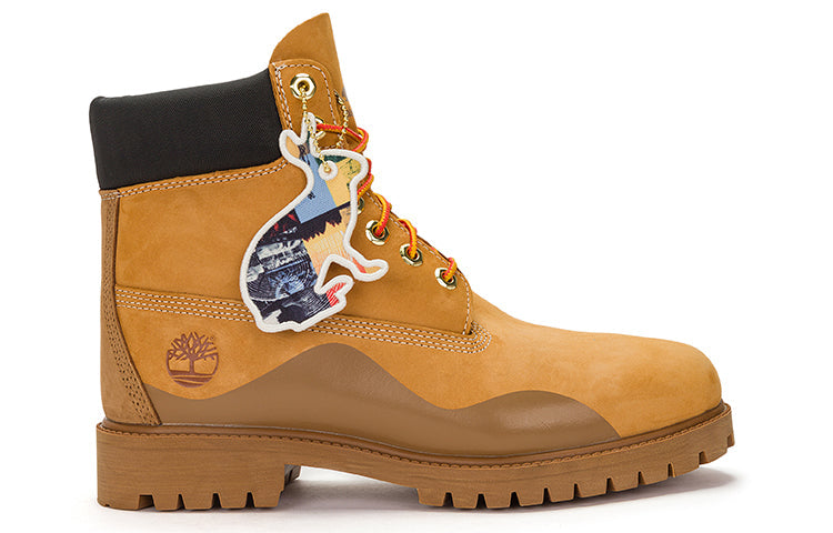 Timberland Heritage 6 Inch Waterproof Boot 'Wheat Nubuck with Brown' A5UUHW