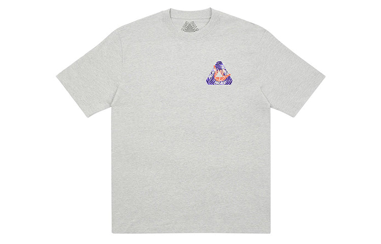 PALACE Tri-Zooted Shakka Round Neck Short Sleeve Unisex Gray P19TS245