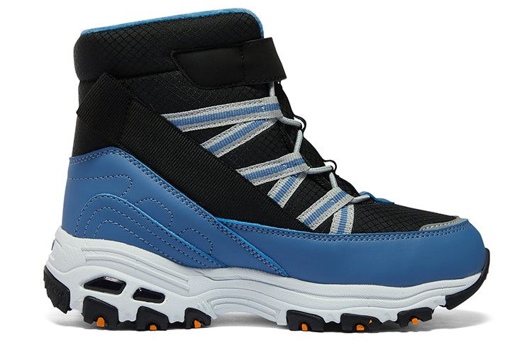(GS) Skechers Winter Comfy Boots 'Blue Black' 660092L-BKLB