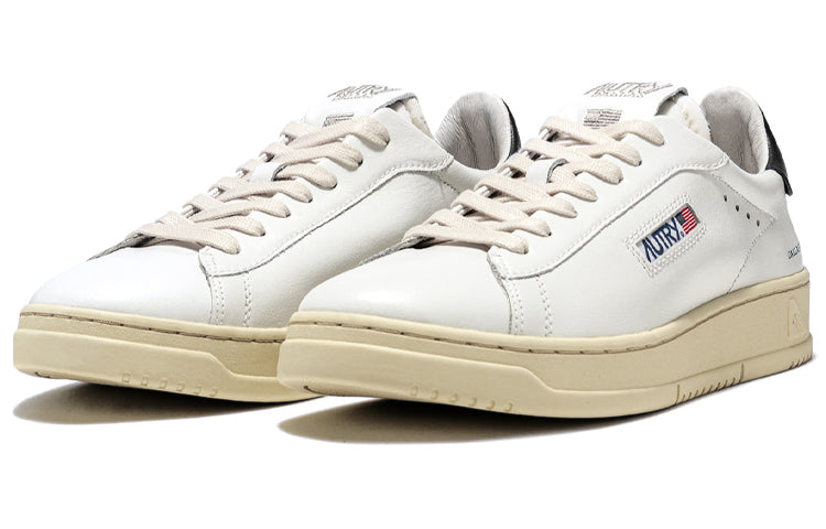 Autry Dallas Low Leather 'White Black' ADLM-NW08