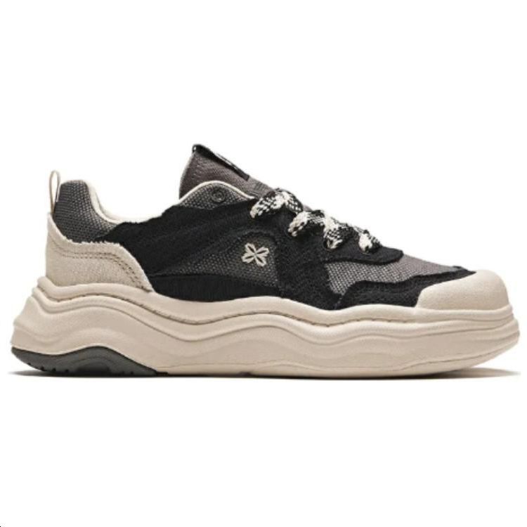 (WMNS) ANTA Lava Cake Skateboarding 'Black Grey' 122428060-5