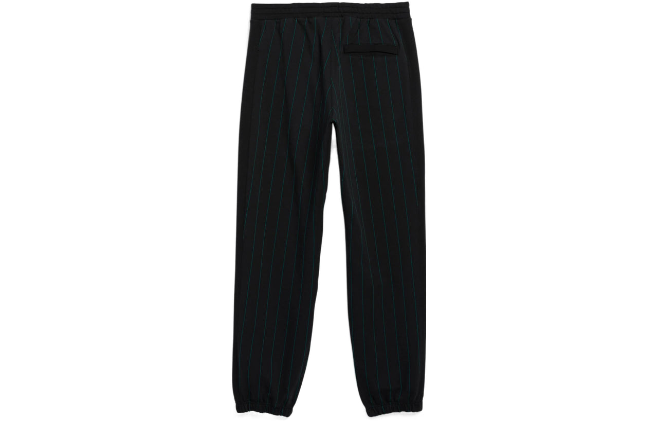 Men's adidas originals Stripe Bundle Feet Casual Sports Pants/Trousers/Joggers Black GR8788