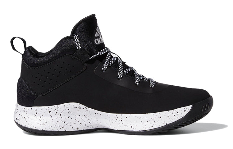 (PS) adidas Cross 'Em Up 5 J Wide 'Black Silver Metallic' FZ1473