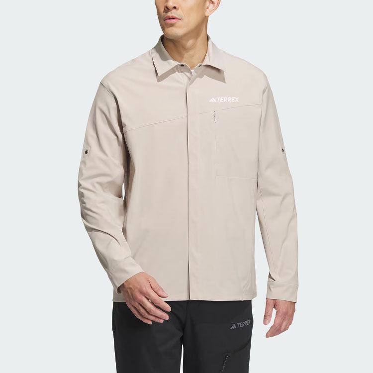 adidas Terrex Long Sleeve Shirt 'Beige' IL8943