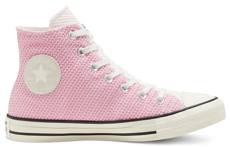 (WMNS) Converse Chuck Taylor All Star Runway Cable Blue Pink Hi Sneakers 'Pink Blue' 568664C