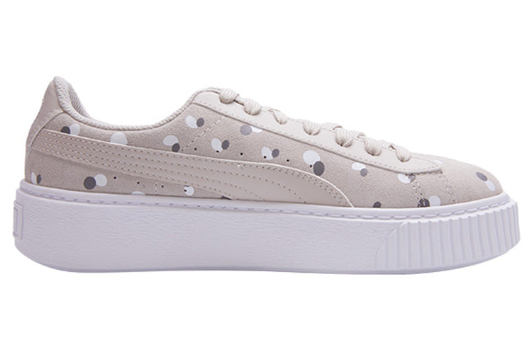 PUMA Sneakers Suede Platform Dots Jr 'Silver' 368991-02