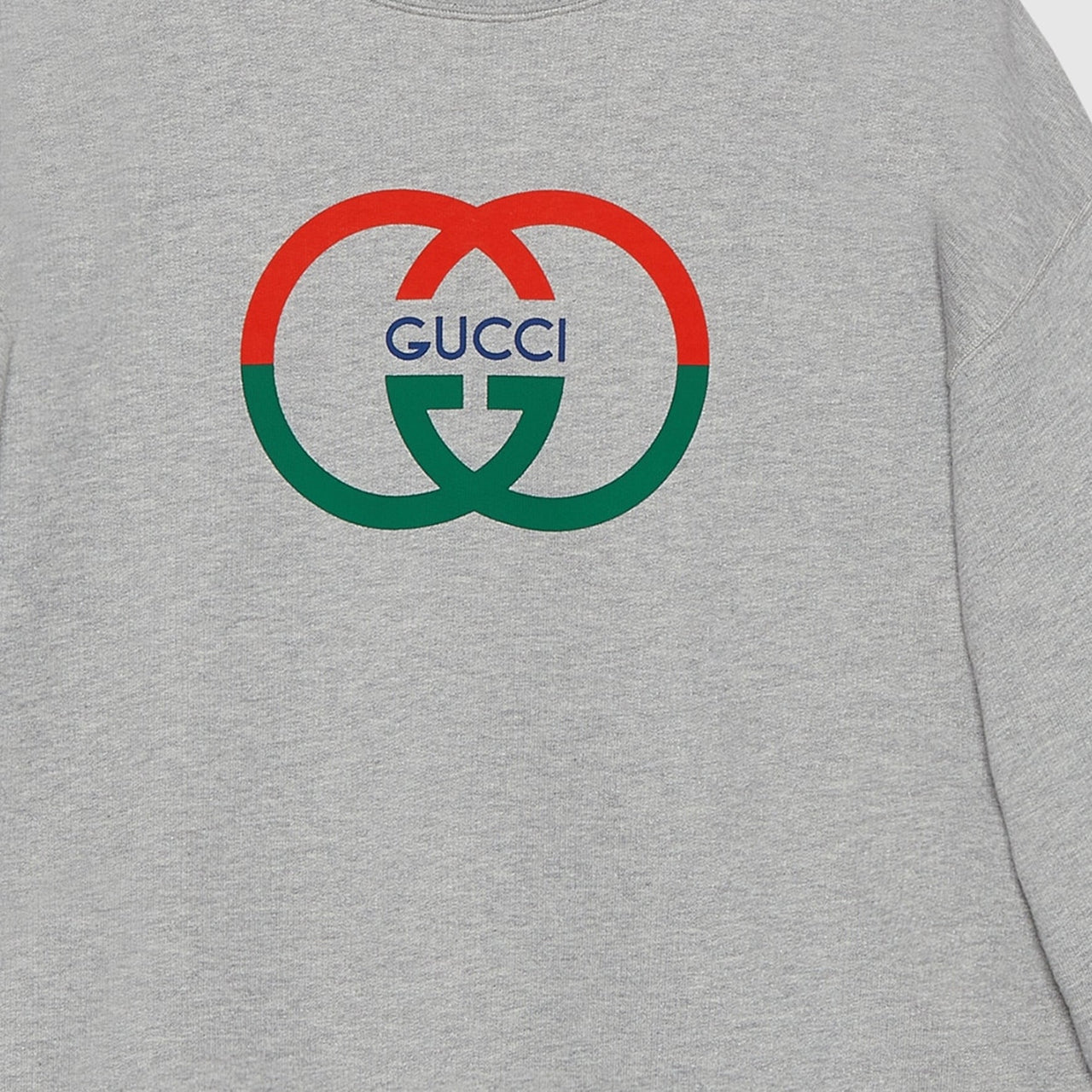 Gucci Cotton Jersey Printed Sweatshirt 'Grey' 774244-XJGAY-1230