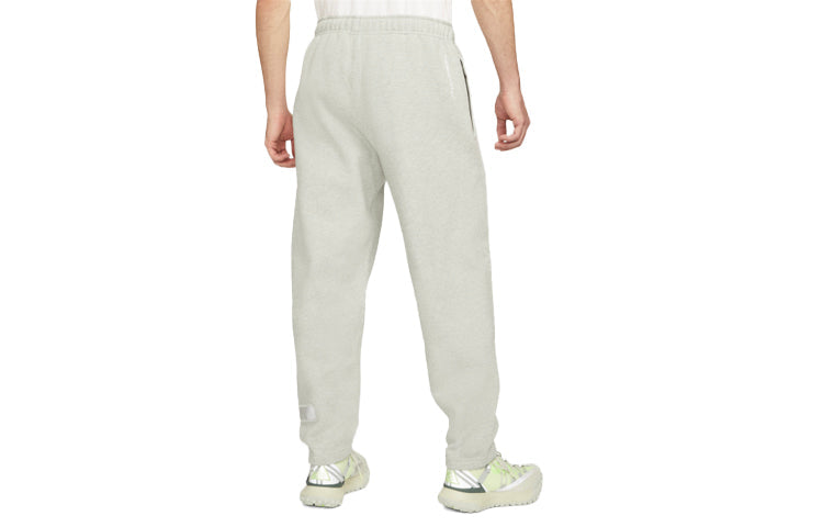 Nike Solid Color Casual Sports Long Pants Couple Style Gray DM4247-050