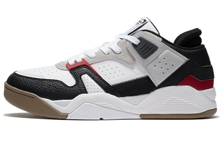 Li-Ning Casual Basketball Shoes Low 'Black White Red' AGBS031-2