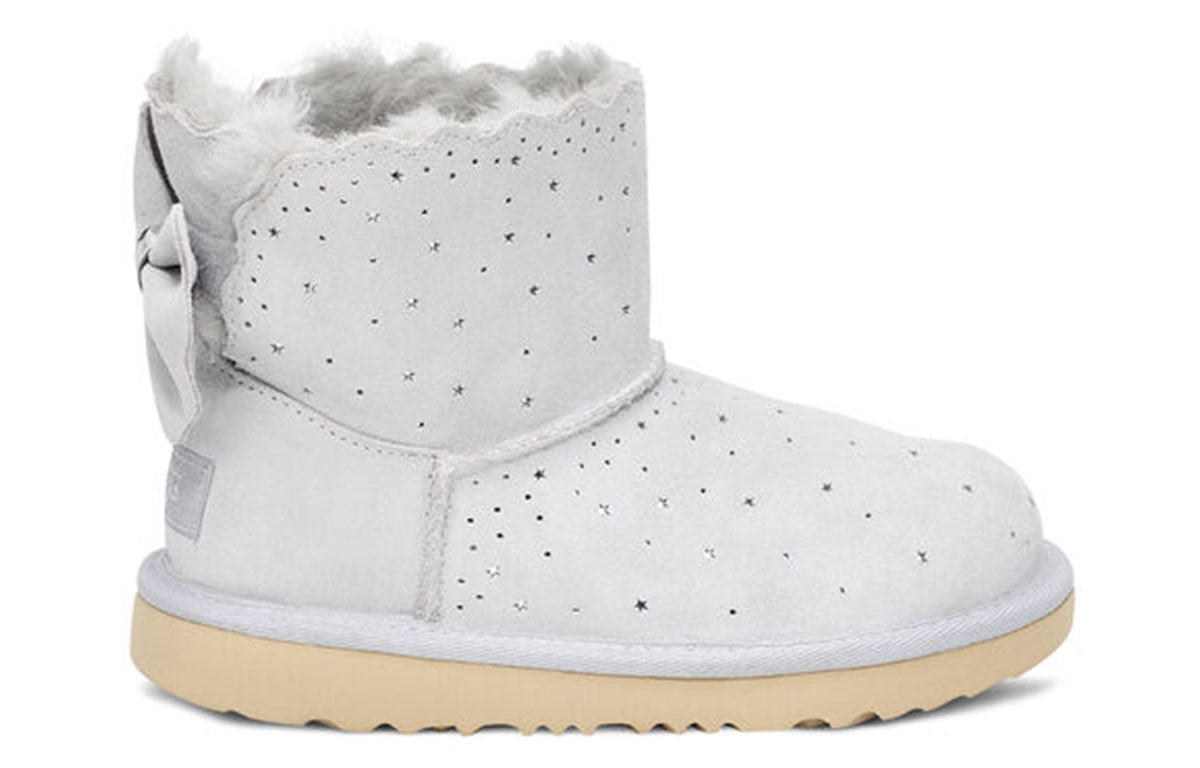 UGG Mini Bailey Bow II Starry Lite 'Grey White' 1107150K-GRV