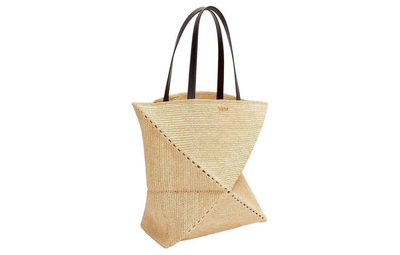 (WMNS) Loewe XL Puzzle Fold Tote 'Natural Black' B779Q18X18-2165