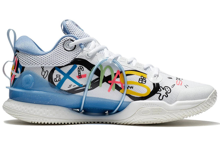 Li-Ning Speed 8 Premium 'White Blue' ABAS005-4