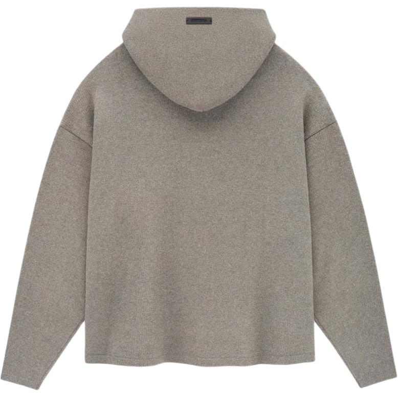 Fear of God Essentials SS24 Knit Hoodie 'Heather Grey' 192SU244411F