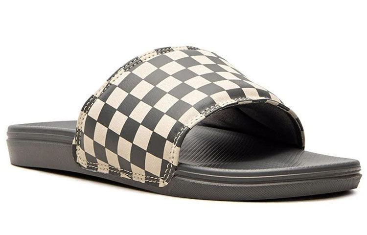 Vans La Costa Slide-On Sports Slippers Black White Distress Grid 'Black White' VN0A5HF588H