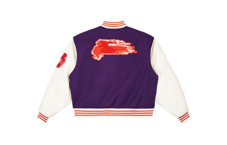 adidas Y-3 Letterman Jacket 'Purple' IA3106