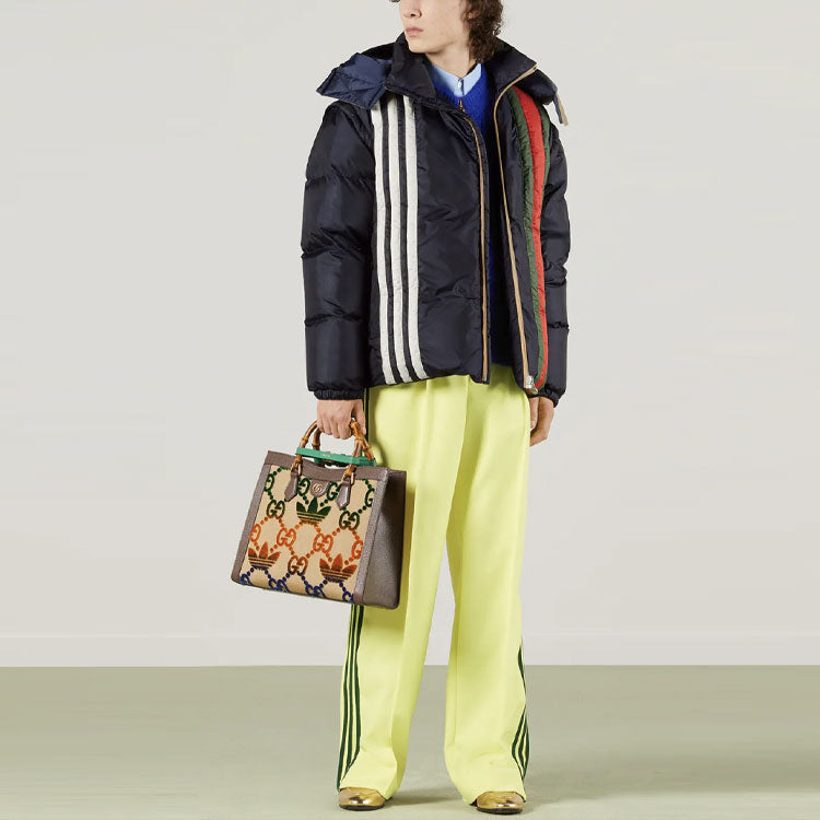 Gucci x adidas Padded Down Hooded Jacket With Detachable Sleeves 'Black' 713712-ZALUJ-4210