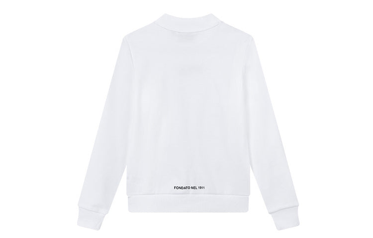 (WMNS) FILA Embroidery Logo Sweatshirt White F11W018202F-WT