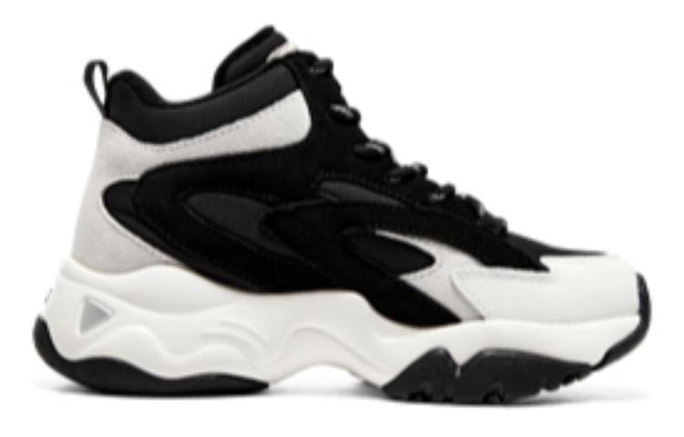(WMNS) Skechers D'LITES 3.0 'Black White' 167595-BKW